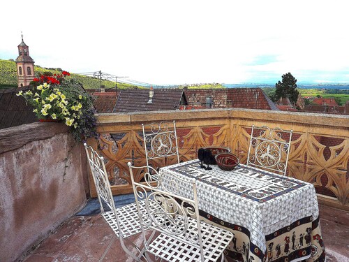 Adrihof, 4 Chambre d'hôtes à la cour de l'abbaye d'Autrey Riquewihr