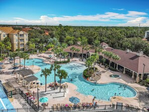 Pool - Minutes to the Magic! Spacious 3 BR condo w/pool, water park & water slides! (Kissimmee)
