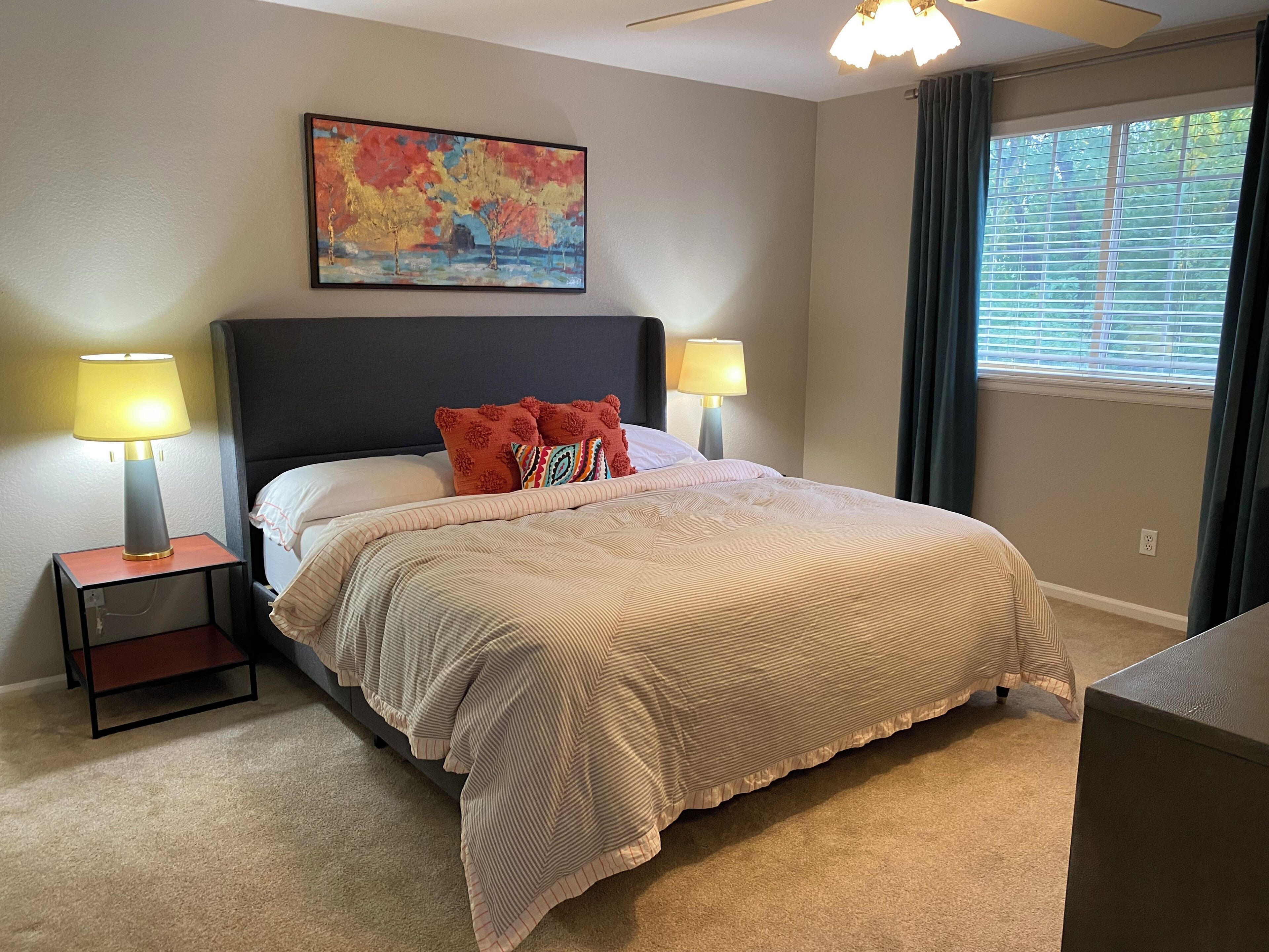 Planxa i posts de planxar, wifi i roba de llit 