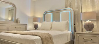 Private Bedroom in charming home- Shared Bath and Living Area.