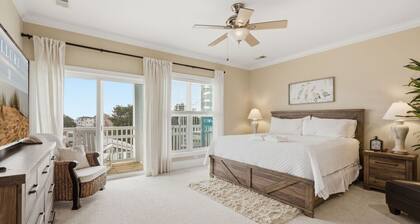 Coastal Sky House at Kure Beach | 4BR/4BA Coastal Retreat