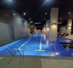 Pool - S Residences premiere MOA 3rd T1 floor 1BR w/balcony by darpm (Pasay City)
