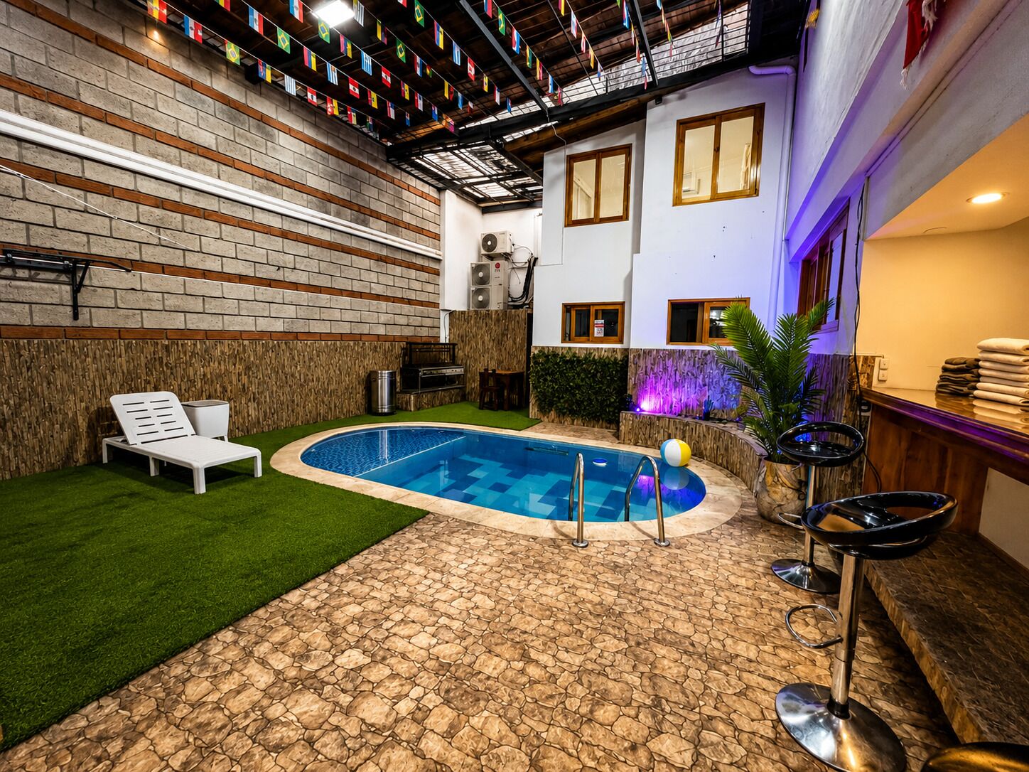Piscine chauffée