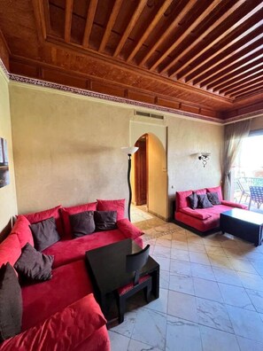 Living area - Appartement Palmeraie Village - Peace and comfort (Marrakech)
