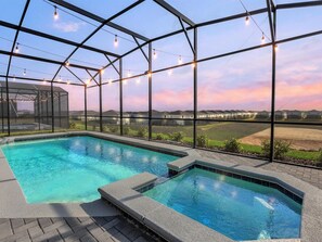 A heated pool - Disney Paradise - 10 BR- 24ppl - Pool/Spa/Games - (Davenport)