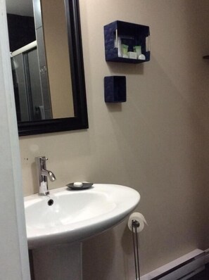 Familierom, balkong, bakgårdsutsikt | Bad