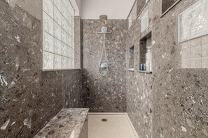 Shower, hair dryer, towels, soap - Large Single Story in Surprise with Pool Heat Included, Mins. from Loop 303 (Surprise)
