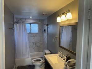 Hair dryer, towels, soap, toilet paper - Amazing 2-bedroom house in beautiful Houston with AC (Houston)
