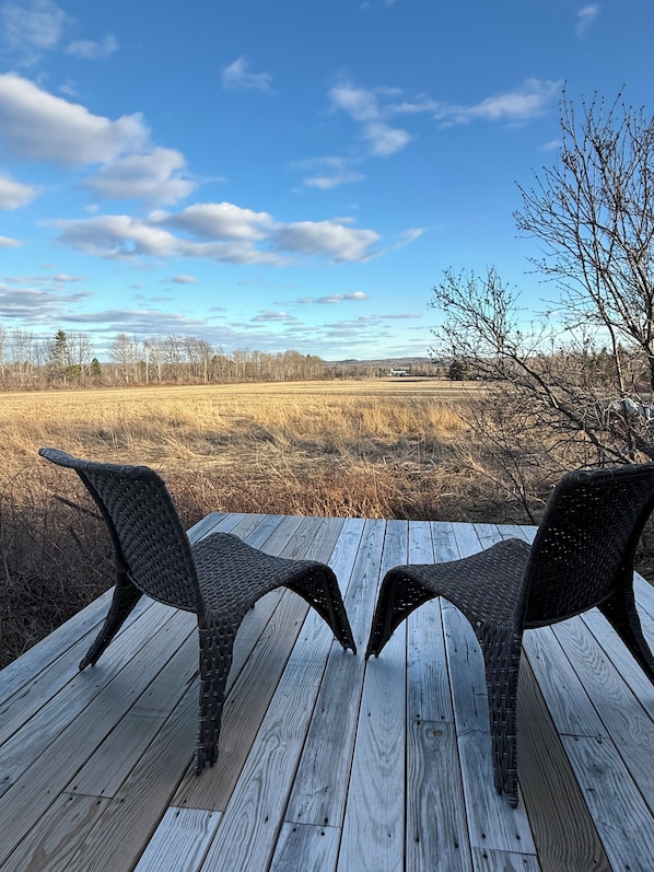 Property grounds - Cozy 3-bedroom rustic lodge in Island Falls perfect for your getaway (Island Falls)