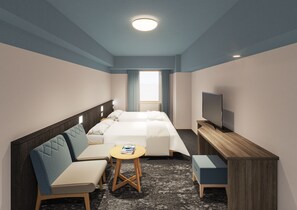 Desk, iron/ironing board, free WiFi, bed sheets - Natural Hot Springs Higoromo no Yu Dormy Inn Yokkaichi (Yokkaichi)