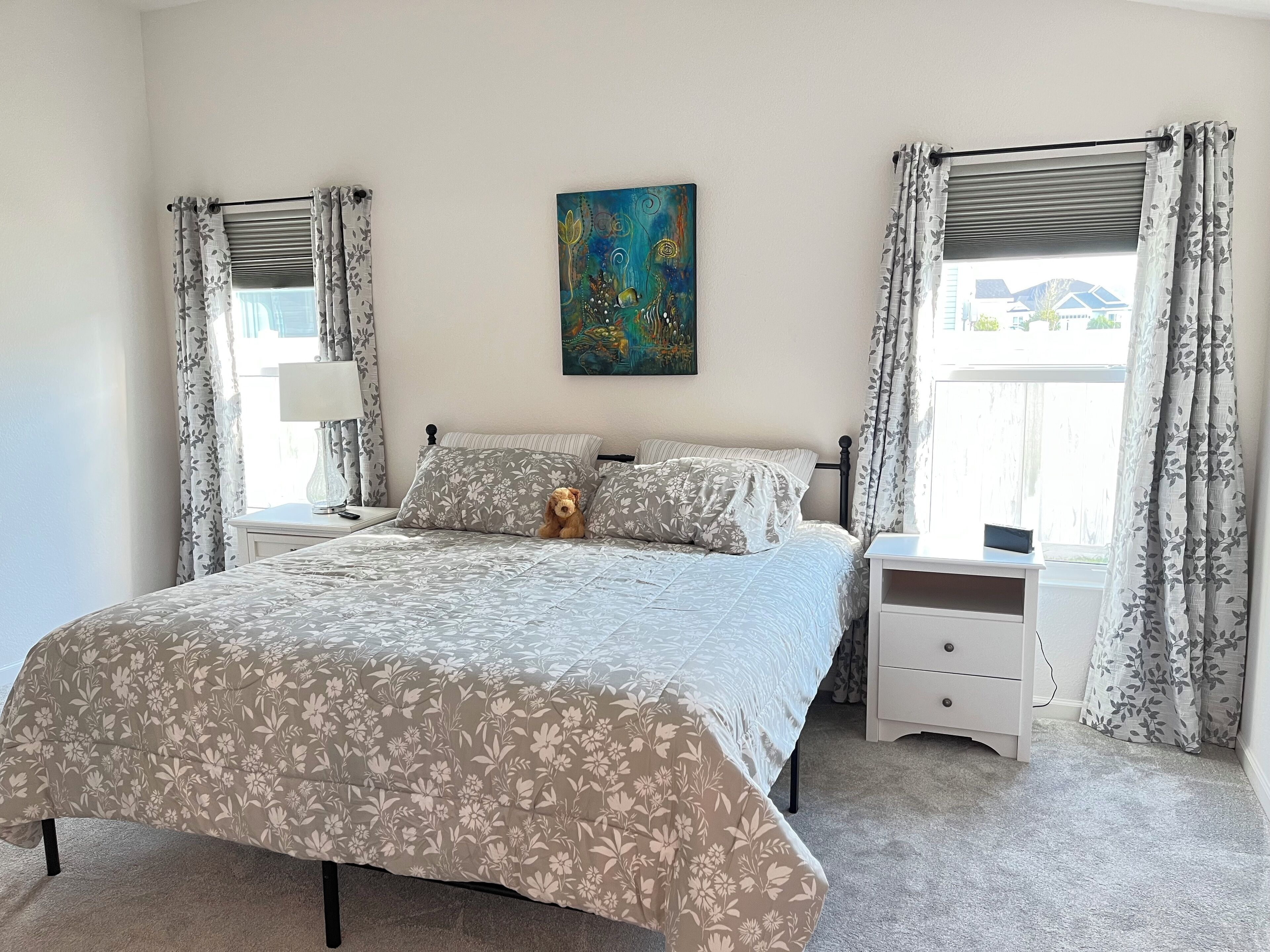 2 slaapkamers, een bureau, wifi, beddengoed