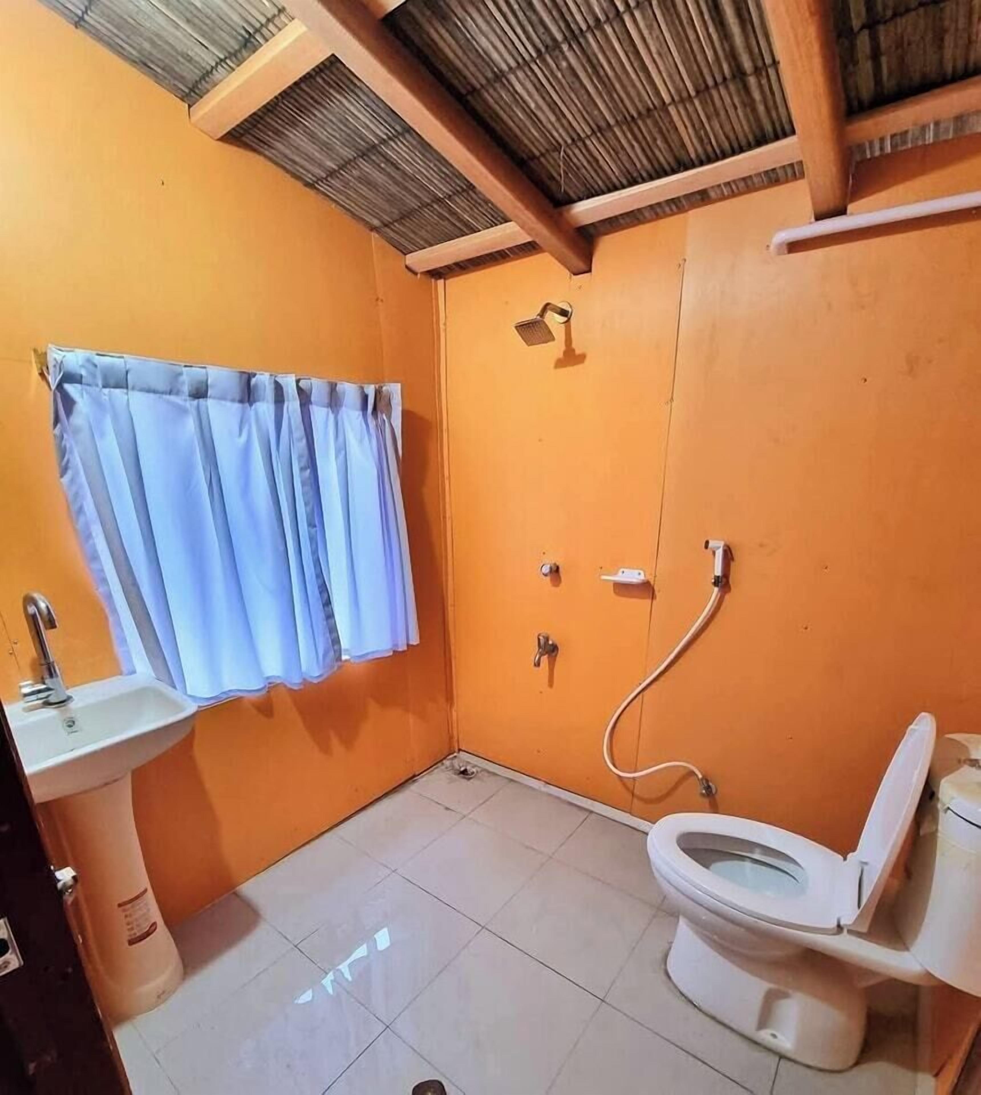 Baignoire, articles de toilette gratuits, serviettes fournies, savon