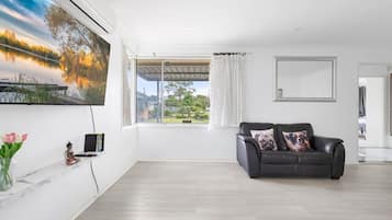 TV, fireplace, stereo