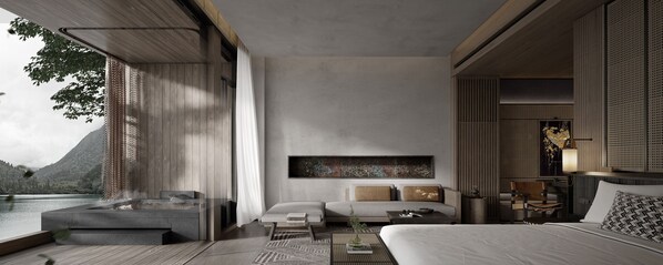 Down duvets, memory-foam beds, free minibar items, in-room safe