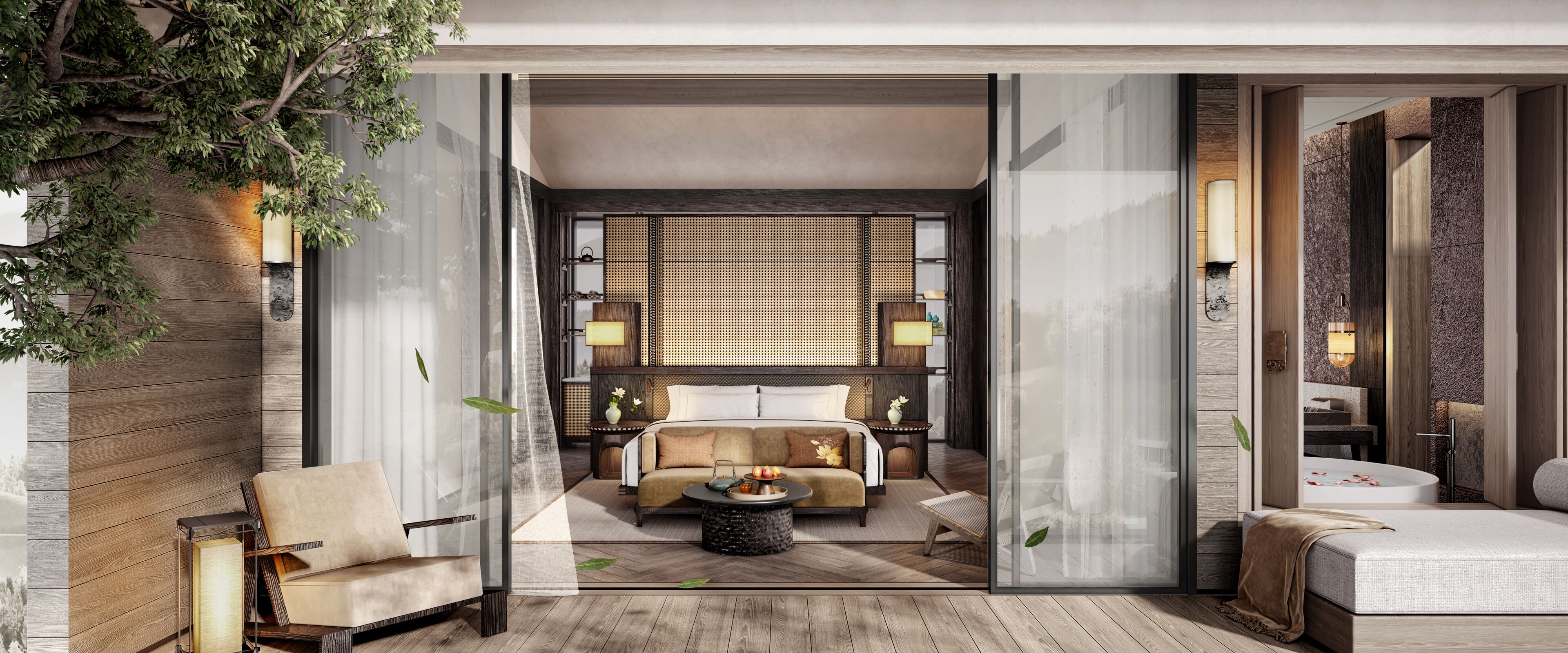 Villa, 2 Twin Beds (Garden) | Down comforters, memory foam beds, free minibar items, in-room safe