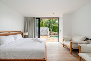 WiFi, bed sheets - Tranquil 3-Storey Villa with Private Pool (Koh Samui)
