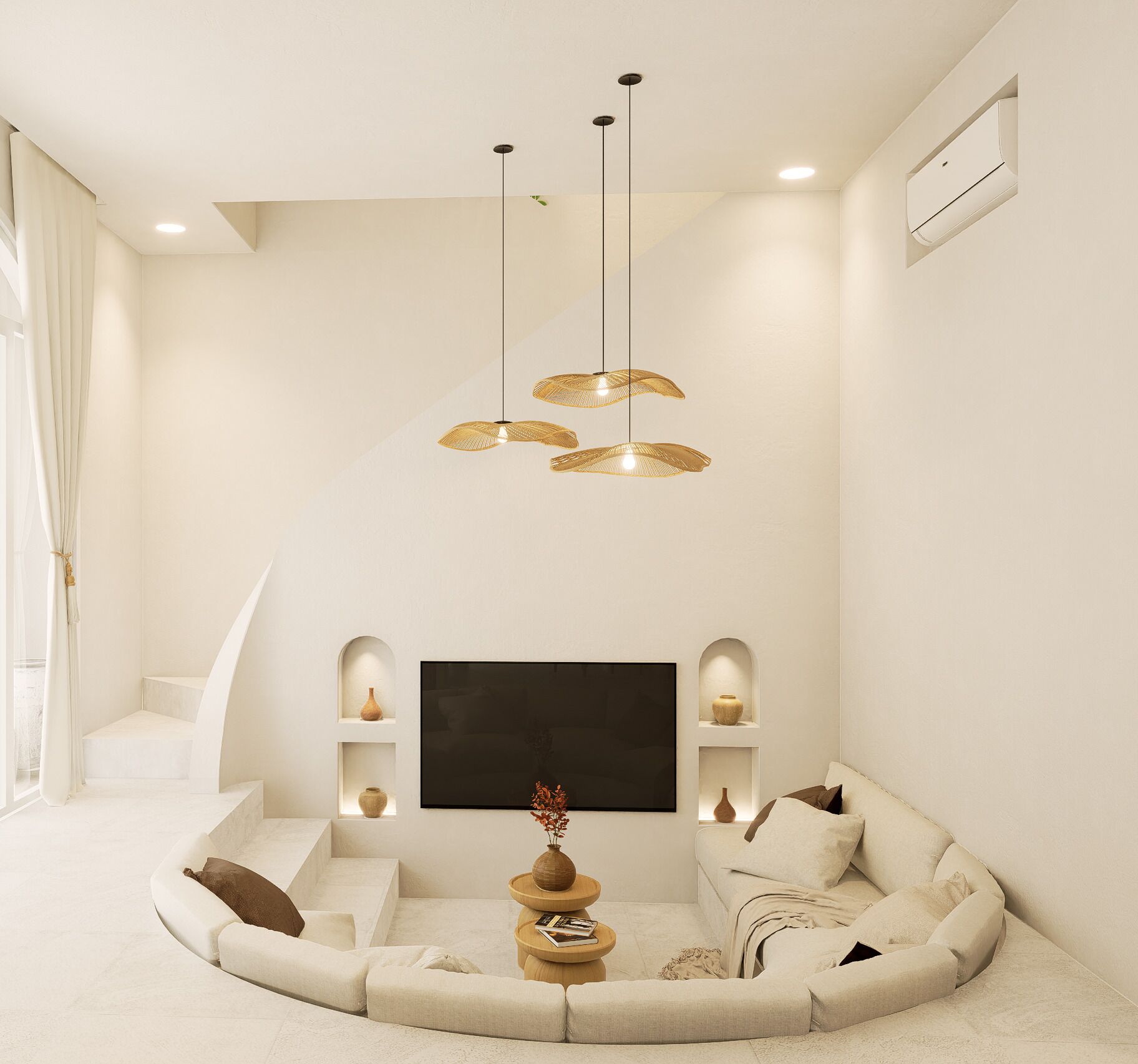 Luxury-Zimmer, Gartenblick | Wohnbereich