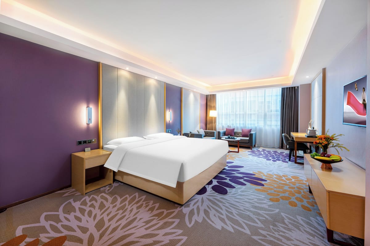 奢華雙人房, 城市景 | 埃及棉床單、高級寢具、羽絨被、特厚豪華床墊