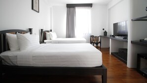 Kamar Twin Deluks | Meja kerja, tempat tidur lipat/tambahan, Wi-Fi gratis, dan seprai linen