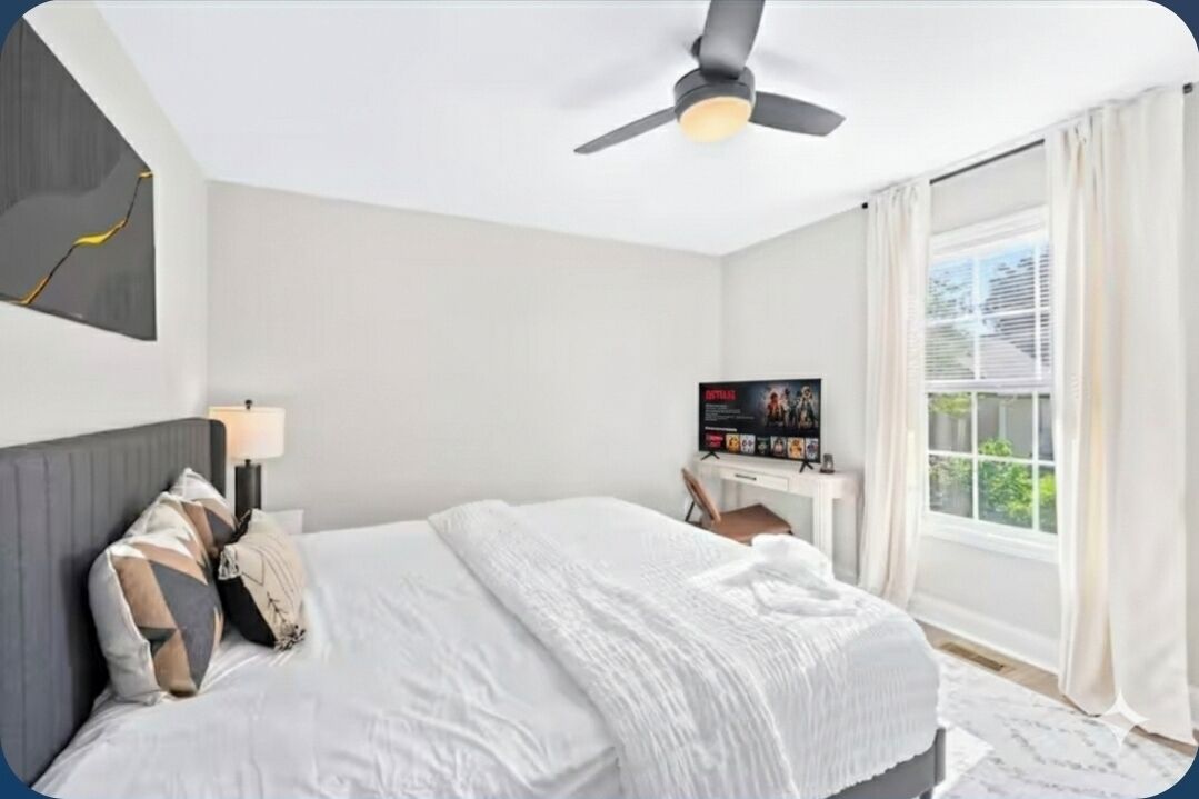 3 chambres, fer et planche à repasser, accès à Internet, literie fournie