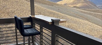 Salmon River Cottage Lookout is a cozy escape with fabulous views of the river.