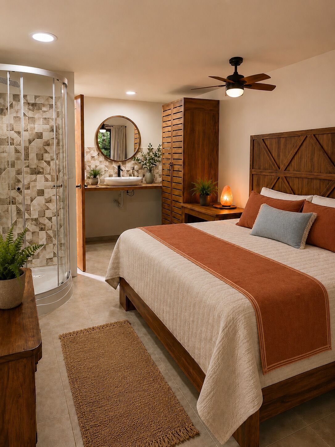 Deluxe Double Room, 1 Queen Bed, Garden View