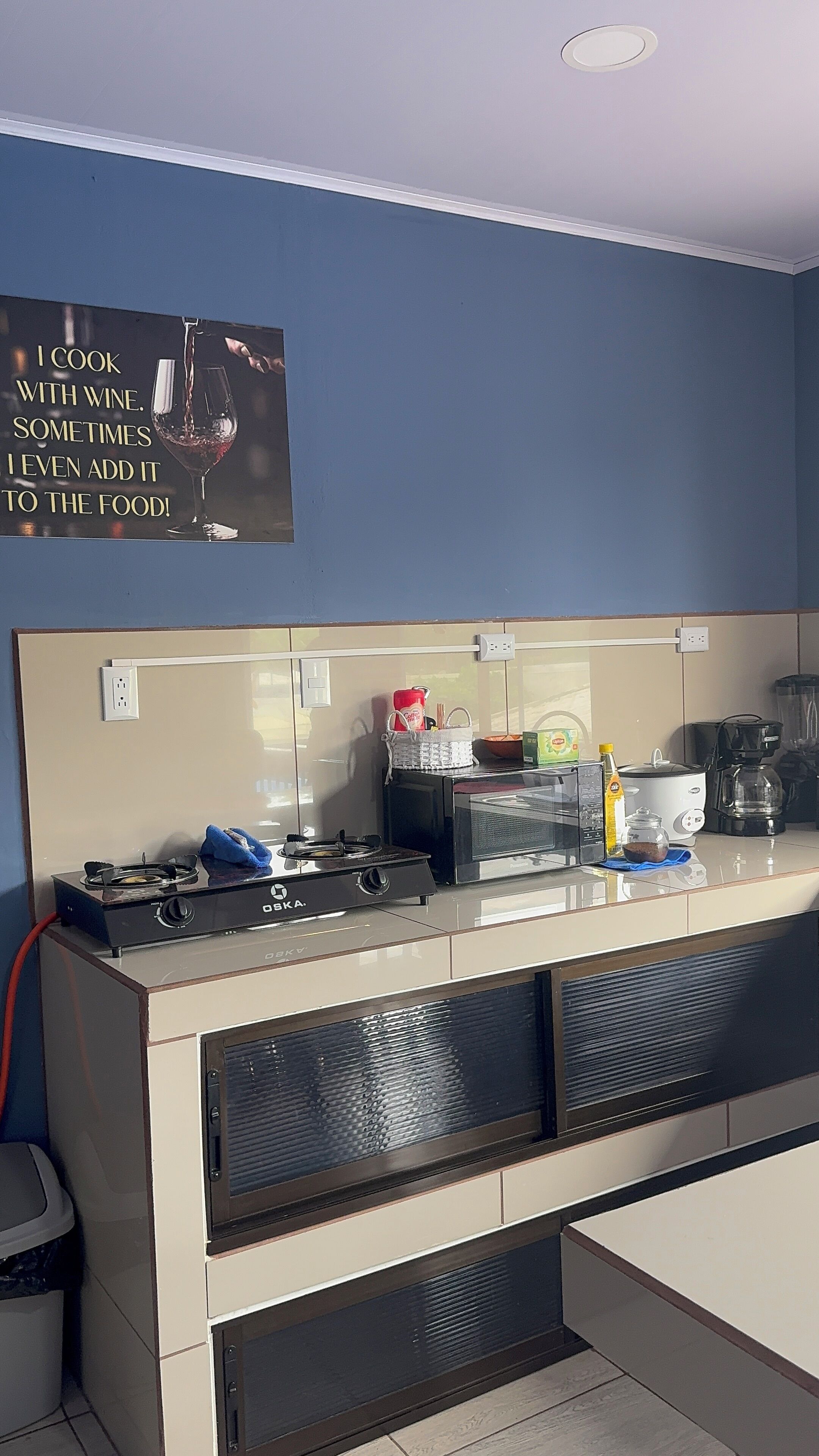 Microondas, parrilla de estufa y lavavajillas 