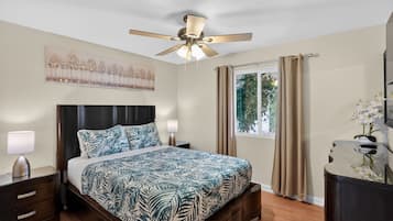 3 soverom, skrivebord, strykejern/-brett og wi-fi (inkludert)