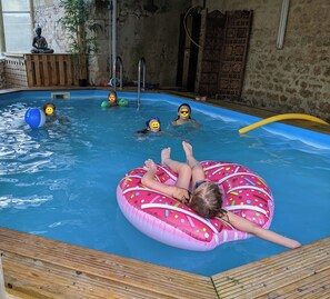 Piscine couverte, piscine chauffée