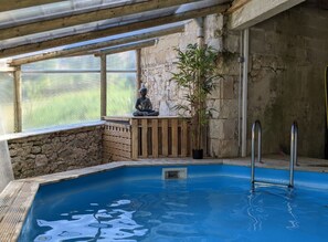 Piscine couverte, piscine chauffée