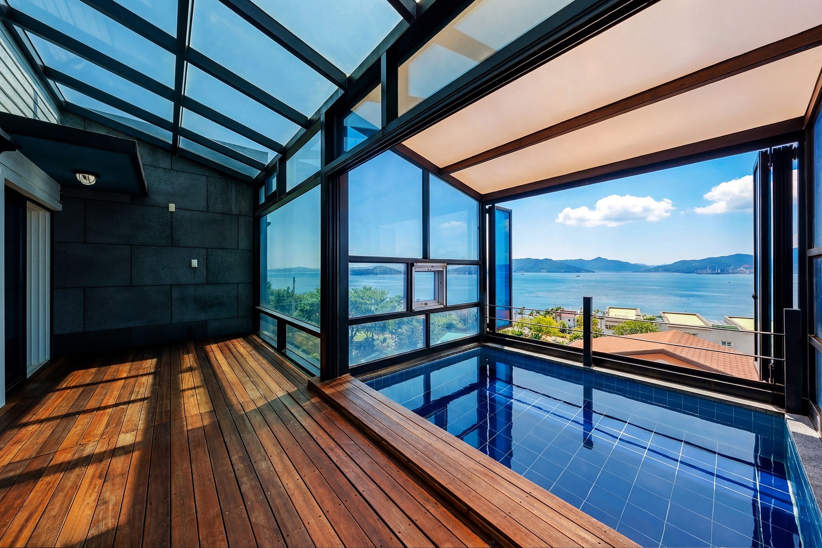 Basic-Zimmer, 2 Schlafzimmer (Room 1 (Private Pool & Ocean View)) | 1 Schlafzimmer, kostenloses WLAN