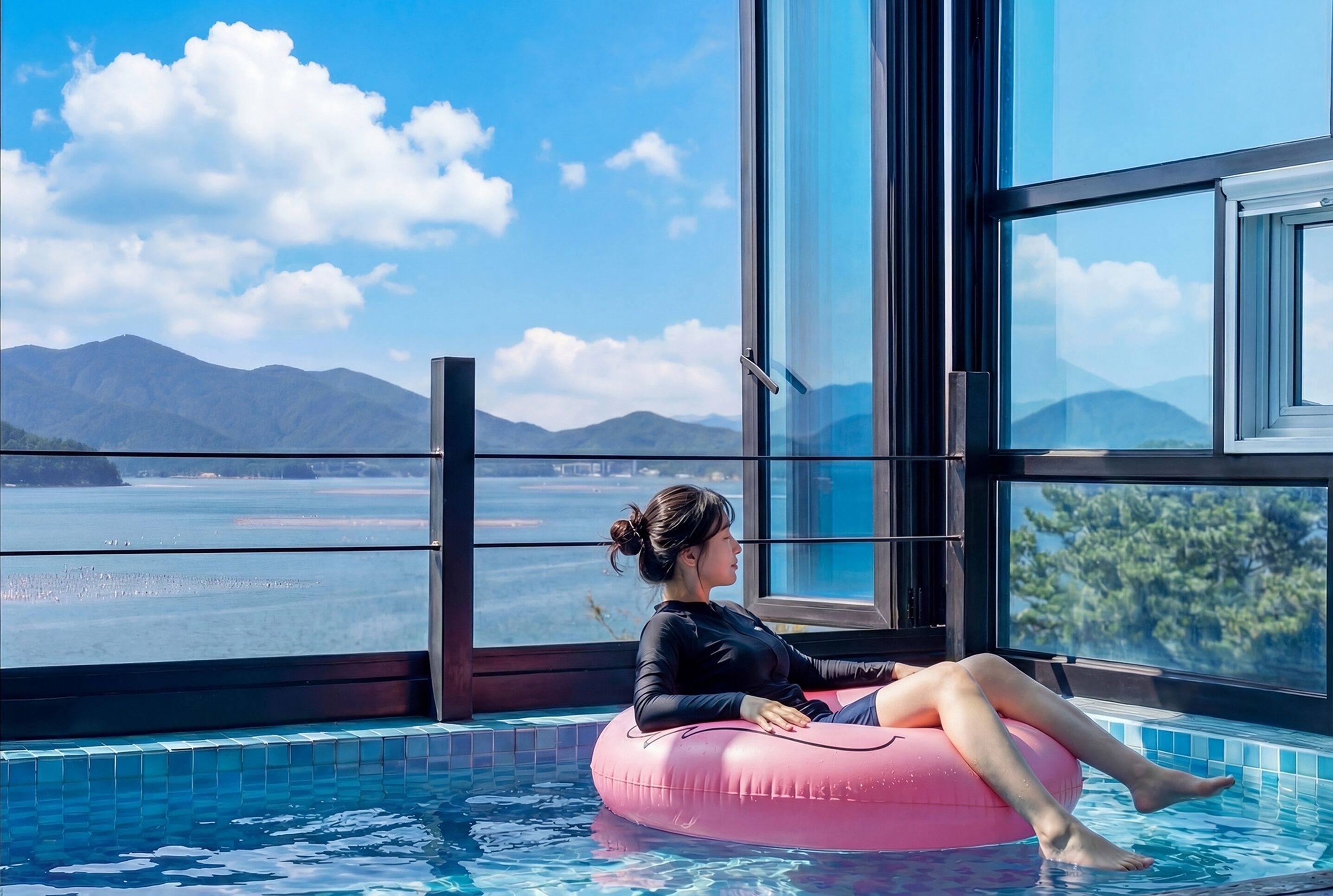 Basic Room, 3 Bedrooms (Room 3 (Private Pool & Ocean View))