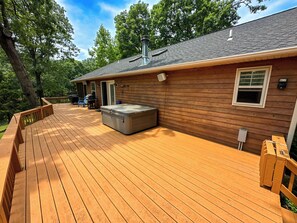 Terrace/patio - Rustic Retreat near Norfork Lake (Clarkridge)