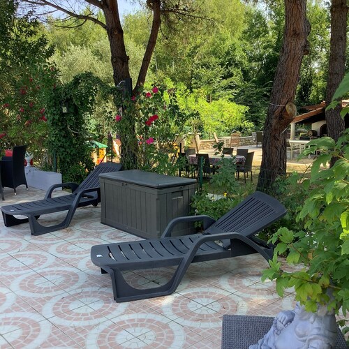 La maison des vacances heureuses