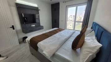 Seprai katun Mesir, seprai premium, brankas, dan Wi-Fi gratis