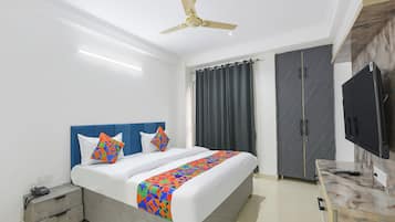 Egyptiske bomuldslagner, premium-sengetøj, pengeskab på værelset