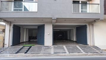 Overnatningsstedets indgangsparti