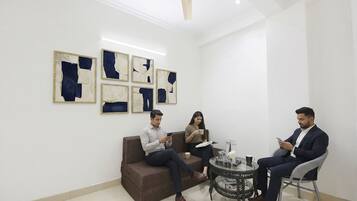 Sala de estar en el lobby