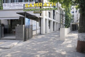 Majoituspaikan sisäänkäynti