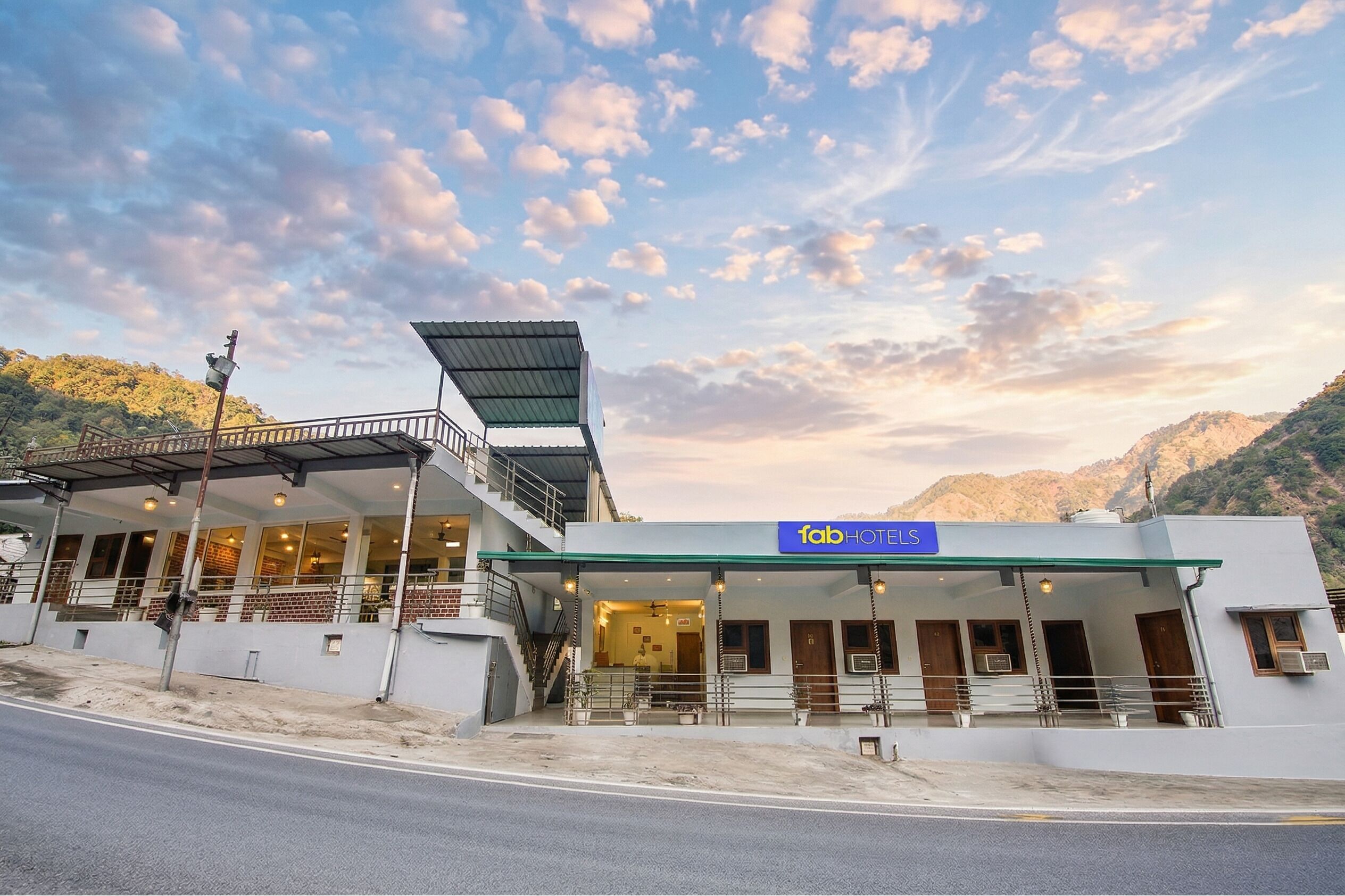 Fachada de la propiedad