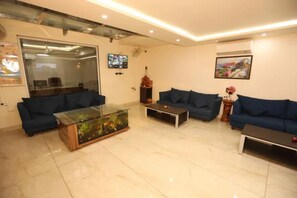 Zona de estar del vestíbulo