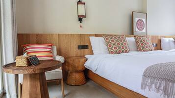 Superior Twin Room, Courtyard View | Blackout drapes, soundproofing, iron/ironing board, free WiFi