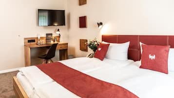 Comfort-Doppelzimmer | Schreibtisch, schallisolierte Zimmer, kostenloses WLAN