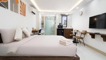 Superior-studio, näköala pihalle | Ilmainen Wi-Fi