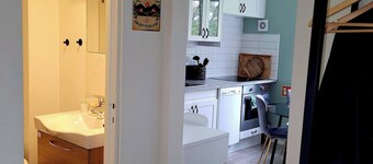 Charming 2-Bedroom Apartment in Rejmyre with Garden View