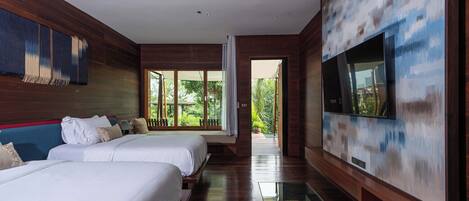 Rom – deluxe, 2 enkeltsenger | Utsikt over resort