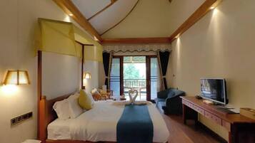 Dobbeltrom – deluxe, hageutsikt | Wi-fi (inkludert)