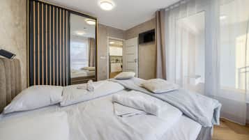 Individually decorated, individually furnished, iron/ironing board