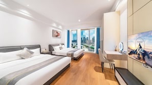 Superior Twin Room, Multiple Beds, Kitchen, City View | View from room - Youyue High-Rise Apartment - Chunxi Road (Chengdu)