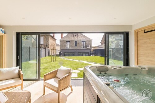 Maison Le Jardin De Marie avec Jacuzzi Sauna Hammam au pied du Mont-Saint-Michel